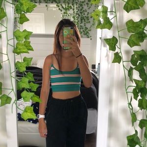 Striped seamless top